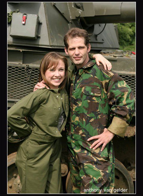 Ms. Teen UK and Glenn at Tanks Alot Event in UK